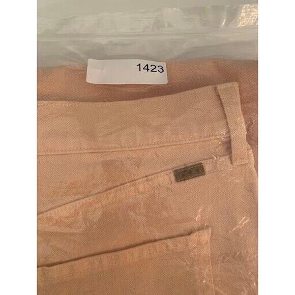 AYR Womens The Beat Drop Cropped Barrel Leg Jeans Sz 31 (35x26) Pink Peach Denim - Picture 10 of 10